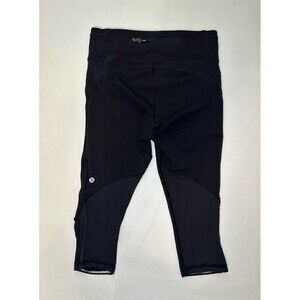 Lululemon Leggings Women’s Real Quick Crop Full-On Luxtreme Gym Black Size 6